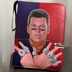 SOLD! Tom Brady Football Card Binder Album Holds 400 Cards NEW
